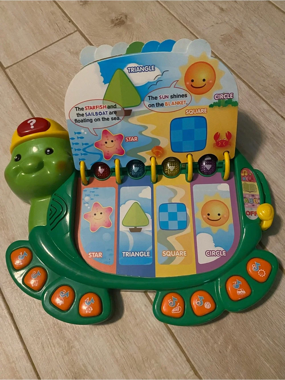 🌟 2/$15 VTech Touch & Teach Turtle - Green Interactive Learning Toy